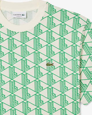 T-shirt LACOSTE in Monogramma - Moda & Modi Luxury