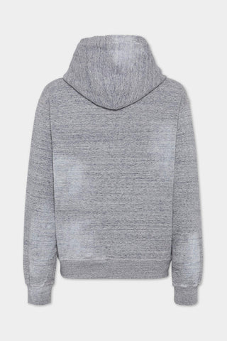 Felpa con Cappuccio DSQUARED2 Just Right Fit Distressed Phys Ed - Moda & Modi Luxury