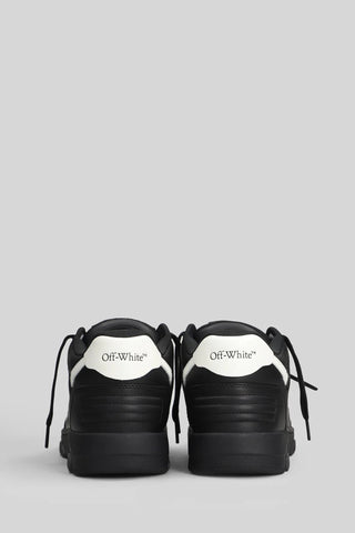 Sneaker OFF - WHITE Out Of Office in pelle nera - Moda & Modi Luxury