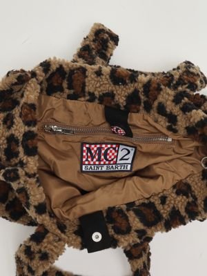 Borsa a mano SAINT BARTH Colette Teddy Leopard - Moda & Modi Luxury