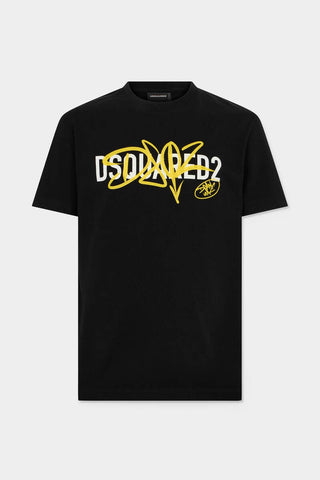 T-shirt DSQUARED2 Graffiti Cool Fit - Moda & Modi Luxury