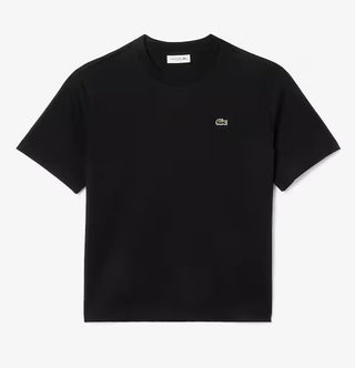 T-shirt LACOSTE Donna in morbido cotone relaxed - Moda & Modi Luxury