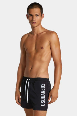 Costume da bagno DSQUARED2 Logo midi swim boxer - Moda & Modi Luxury