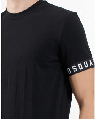 T-shirt DSQUARED2 con banda elastica logata - Moda & Modi Luxury