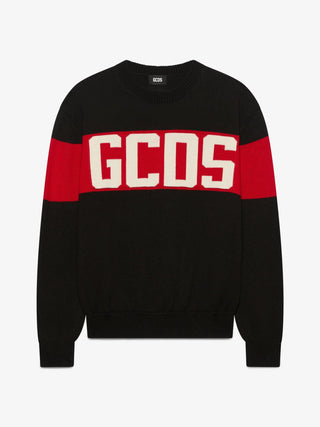 Maglione GCDS con band logo - Moda & Modi Luxury