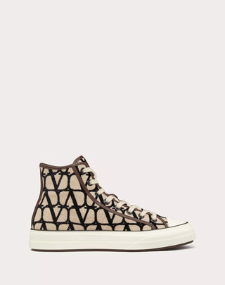 VALENTINO Sneaker High - top Totaloop Toile Iconographe - Moda & Modi Luxury