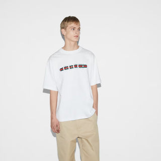 T-shirt GUCCI in jersey di cotone stampato - Moda & Modi Luxury