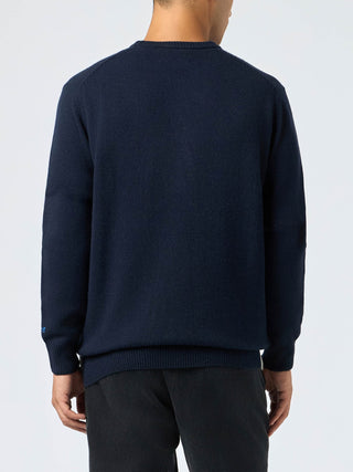 Maglione SAINT BARTH girocollo Heron con jacquard cartolina Cortina - Moda & Modi Luxury