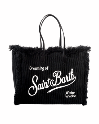 Borsa SAINT BARTH Big Vanity Wool Rib - Moda & Modi Luxury