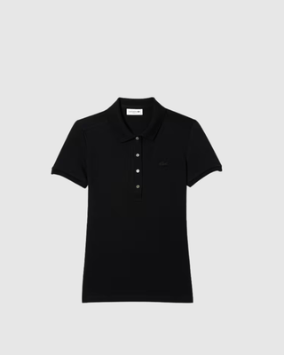 Polo LACOSTE da donna in piquè di cotone stretch - Moda & Modi Luxury