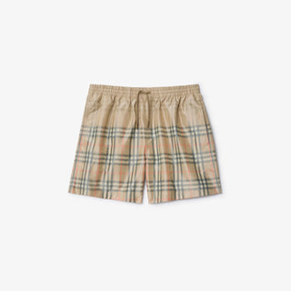 Boxer Mare BURBERRY con Check sfumato Beige - Moda & Modi Luxury