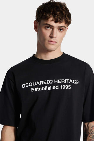 T-shirt DSQUARED2 Loose Fit Heritage - Moda & Modi Luxury