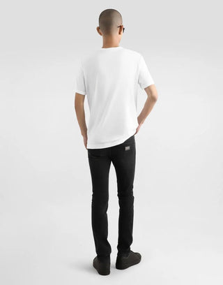 T-shirt DOLCE&GABBANA cotone con ricamo in bianco - Moda & Modi Luxury