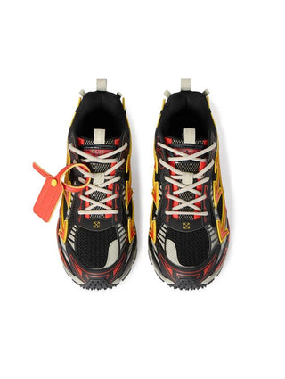 Sneaker OFF-WHITE Be Right Back in Black-Coral Red - Moda & Modi Luxury
