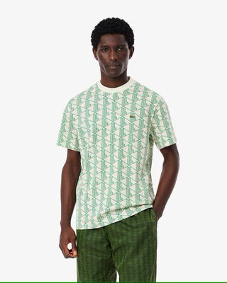 T-shirt LACOSTE in Monogramma - Moda & Modi Luxury