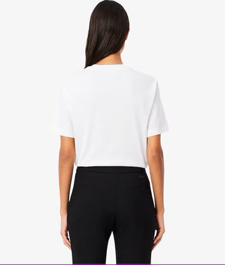 T-shirt LACOSTE da donna in morbido cotone relaxed - Moda & Modi Luxury