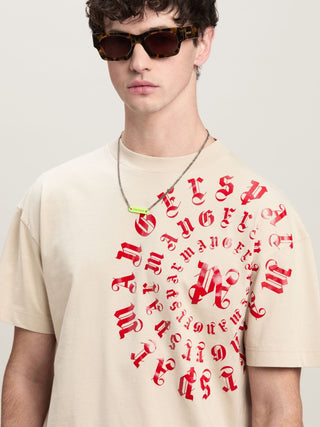 PALM ANGELS T - SHIRT LOGO VERTIGO - Moda & Modi Luxury
