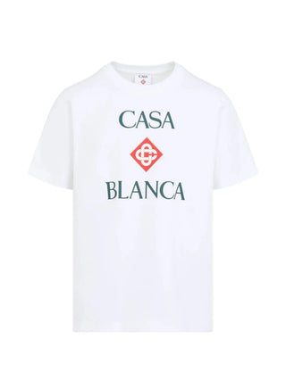 T-shirt CASABLANCA White Diamond Logo Short Sleeve - Moda & Modi Luxury