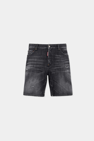 Shorts DSQUARED2 Black Fog Wash Marine - Moda & Modi Luxury