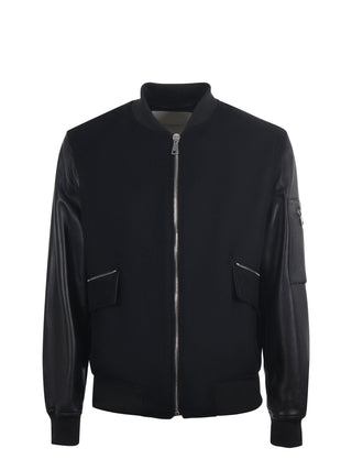 Bomber YES LONDON con maniche in Pelle - Moda & Modi Luxury