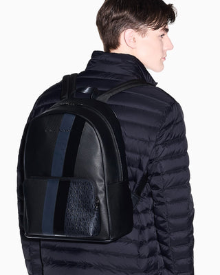 Zaino ARMANI EXCHANGE con monogramma e strisce - Moda & Modi Luxury