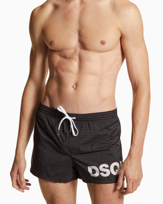 Boxer Mare DSQUARED2 midi con logo - Moda & Modi Luxury
