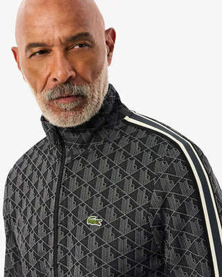 Giacca della tuta LACOSTE in jacquard con zip - Moda & Modi Luxury