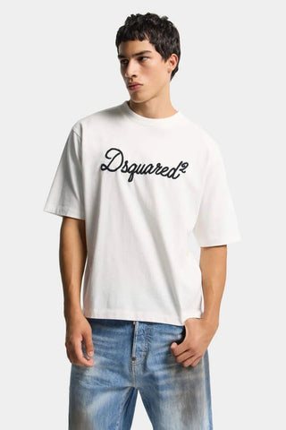 T-shirt DSQUARED2 Embroidered Loose Fit - Moda & Modi Luxury