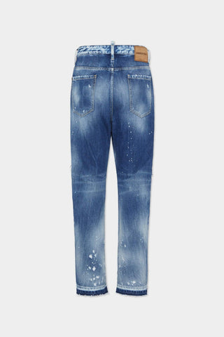 Jeans DSQUARED2 London Bro con lavaggio medio strappato - Moda & Modi Luxury