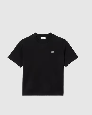 T-shirt LACOSTE Donna in morbido cotone relaxed - Moda & Modi Luxury