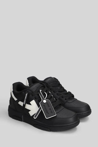 Sneaker OFF - WHITE Out Of Office in pelle nera - Moda & Modi Luxury