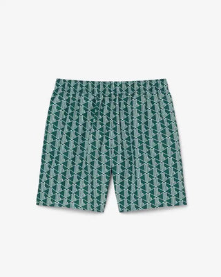 Boxer mare LACOSTE midi con stampa con monogramma - Moda & Modi Luxury