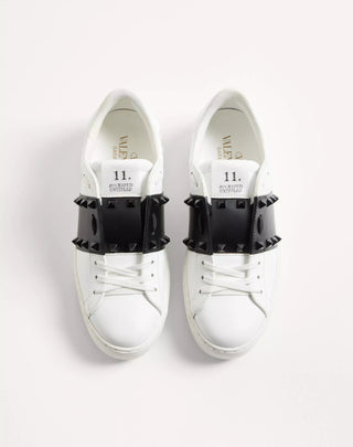 Sneaker VALENTINO GARAVANI Rockstud Untitled In Vitello Con Borchie In Tono - Moda & Modi Luxury