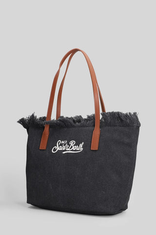 Borsa SAINT BARTH shopper City medium in canvas con frange - Moda & Modi Luxury
