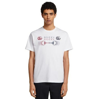 T-shirt GUCCI in jersey di cotone stampato - Moda & Modi Luxury
