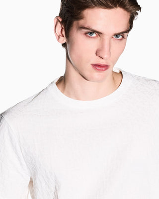 T-shirt ARMANI EXCHANGE Slim fit in Jersey Jacquard mercerizzato - Moda & Modi Luxury