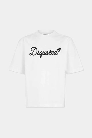 T-shirt DSQUARED2 Embroidered Loose Fit - Moda & Modi Luxury