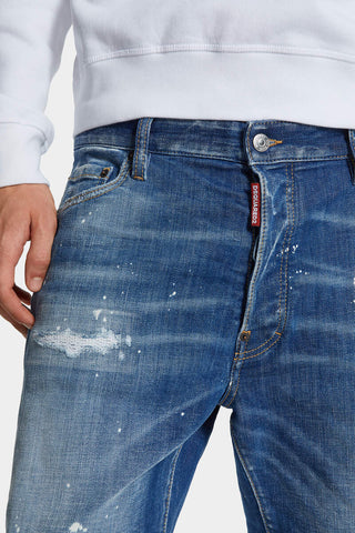Shorts DSQUARED2 Light Heritage Wash Marine - Moda & Modi Luxury