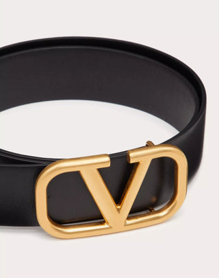 VALENTINO Cintura V logo in vitello - Moda & Modi Luxury