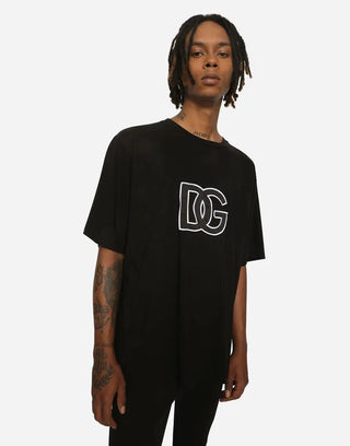 DOLCE & GABBANA T - SHIRT CON PATCH DG - Moda & Modi Luxury