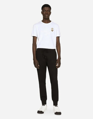 T - SHIRT D&G IN COTONE CON RICAMO - Moda & Modi Luxury