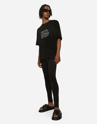 DOLCE & GABBANA T - SHIRT CON PATCH DG - Moda & Modi Luxury
