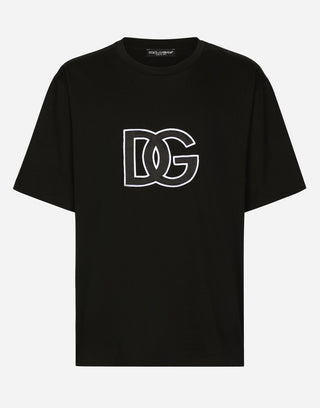 DOLCE & GABBANA T - SHIRT CON PATCH DG - Moda & Modi Luxury
