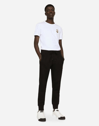 T - SHIRT D&G IN COTONE CON RICAMO - Moda & Modi Luxury