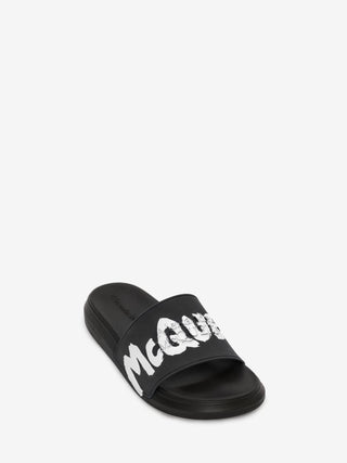 ALEXANDER MCQUEEN Sandali In Gomma McQueen Graffiti - Moda & Modi Luxury